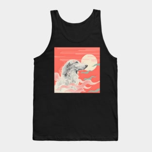 Borzoi in 80's Tank Top